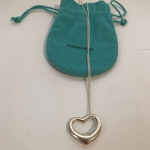 Elsa Perreti Tiffany & Co Open Heart Pendant